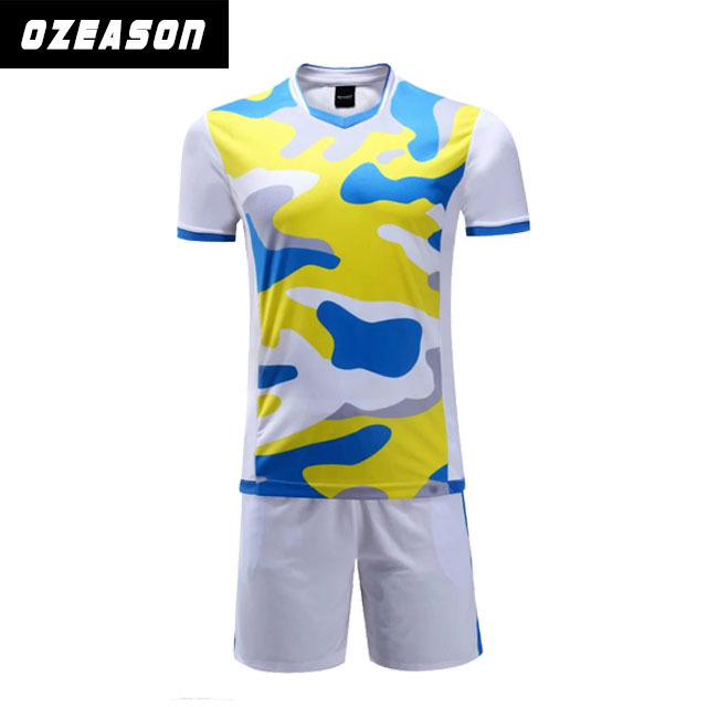 Personalized custom camo soccer jersey original design sublimation football training uniform