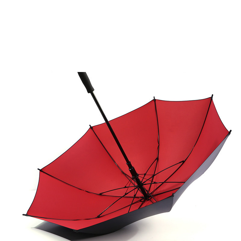 Hot Sale Design Golf Umbrella Wind Proof Umbrella Solid Color Simple Straight Handle Golf Umbrella With Logo