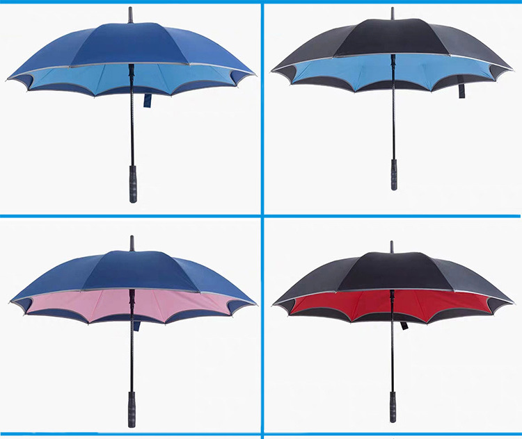 Sombrillas Straight Automatic Double Inverted Umbrella Windproof Reverse Umbrella For The Rain