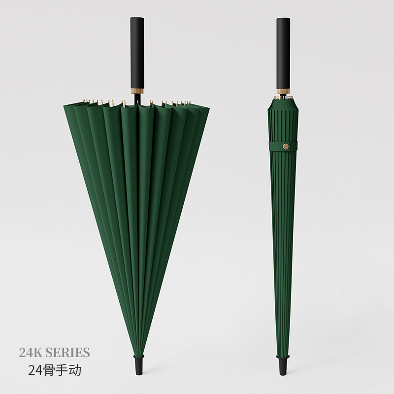 hot automatic long handle umbrella 24 frame carbon fiber weatherproof windproof UV custom logo golf umbrella