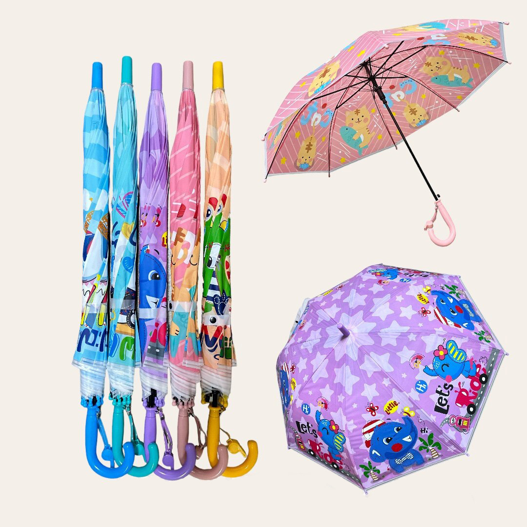 Payung Kids Cute Cartoon Umbrella Waterproof windproof Cartoon automatic Umbrella Children Sun Protection Straight Umbrella