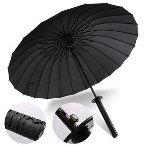 japanese sword custom umbrella with logo printing windproof Samurai Umbrella Katana