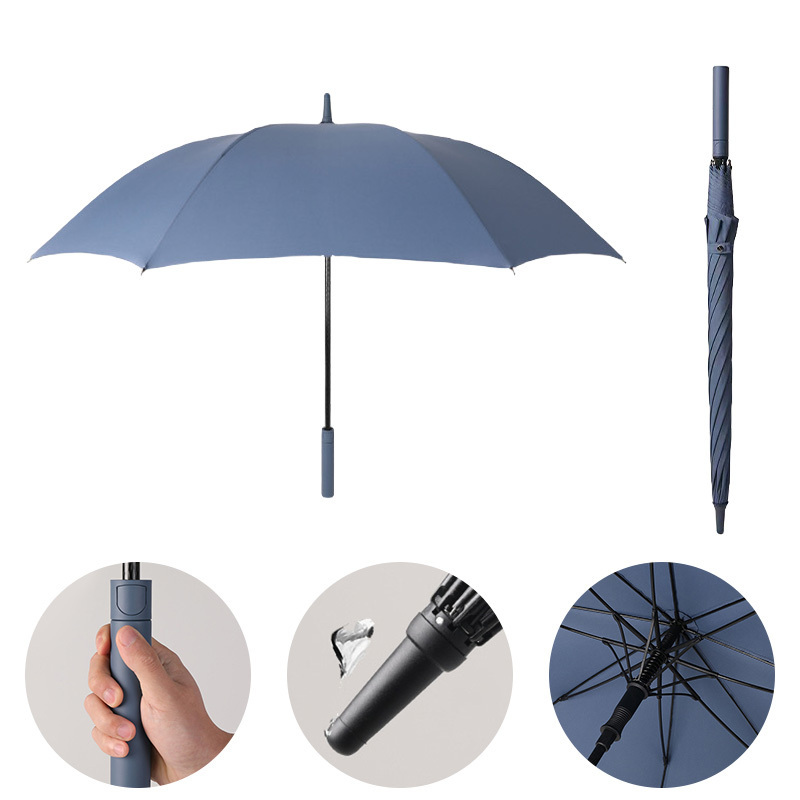 Double Extra Large Oversized straight Umbrella Heavy Duty Big Long Auto Open Windproof Waterproof Stick Rain golf Umbrellas