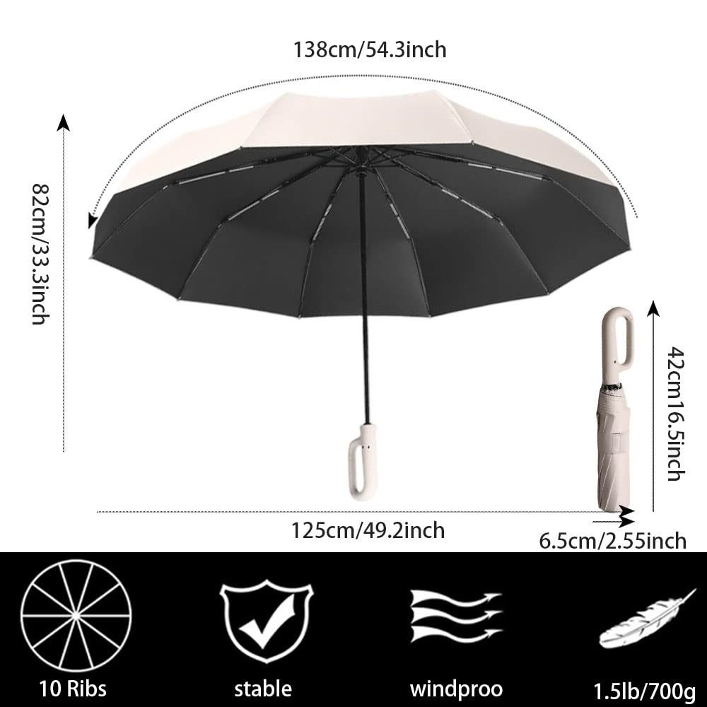 Custom Promotional Sunscreen Anti Three-fold Rain Sun Dual Automatic Control Folding Bike Car UV big umbrellas for the rain