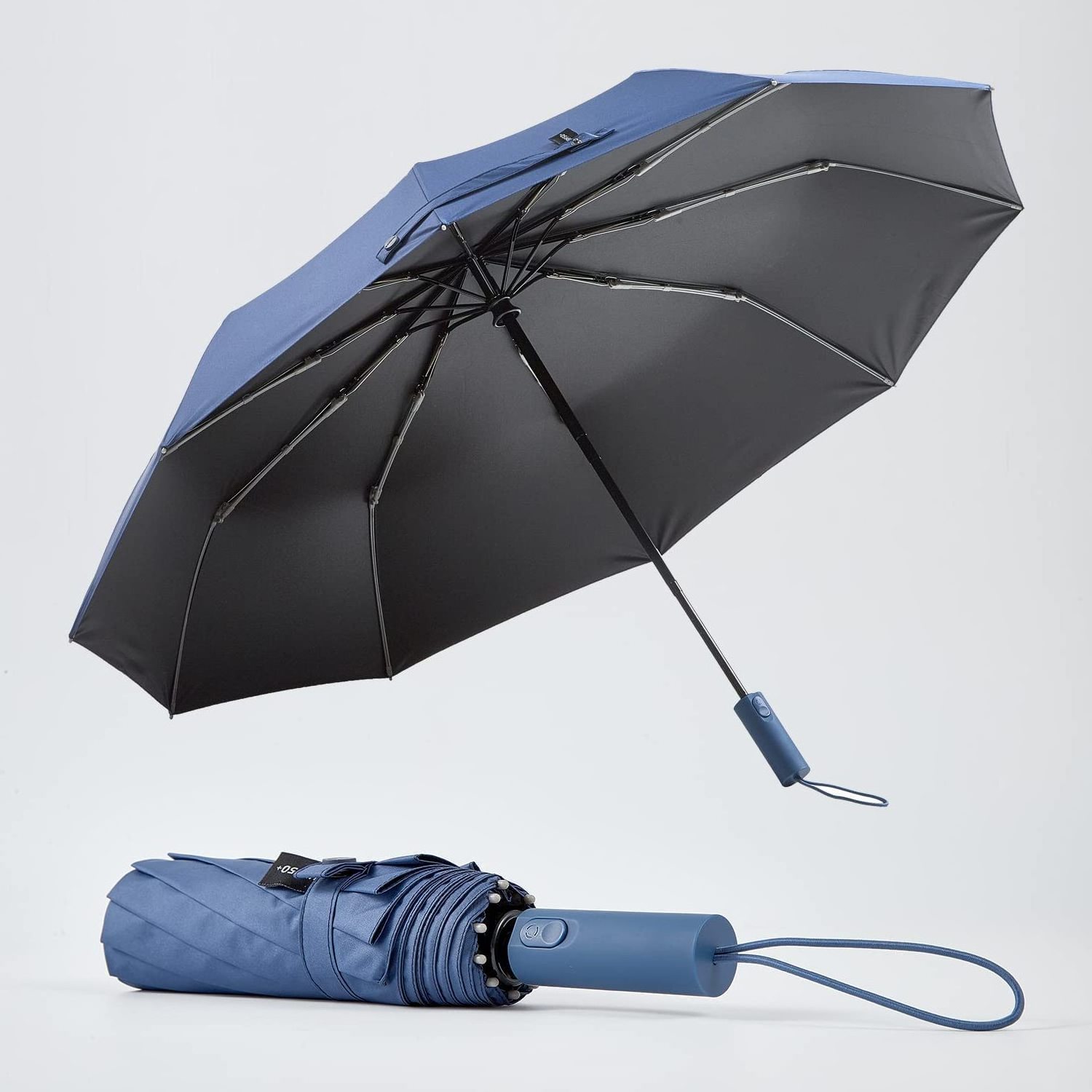 Protection UV Umbrella for Rain Windproof Compact Medium sombrillas custom portable automatic folding Umbrella