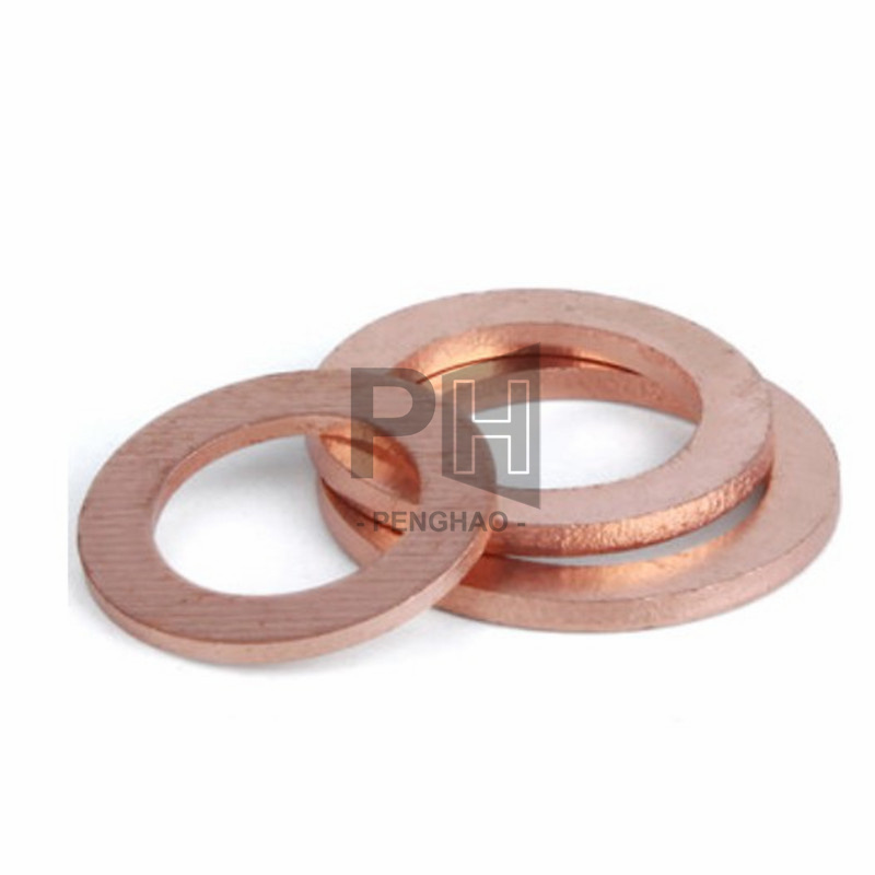 M5 M6 M8 M10 M12 M14 M16 M18 o ring flat copper spray gasket washer diesel injector copper gasket seal brass washer