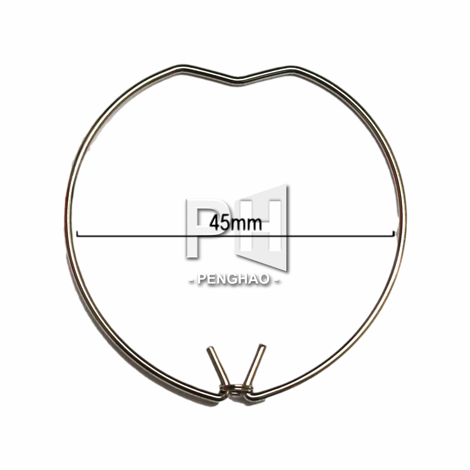 MR 16 Light GU 10 Cup Bracket Card Ring 58mm 45mm lamp retaining spring clip ring MR16 GU10 Downlight Spotlight collar