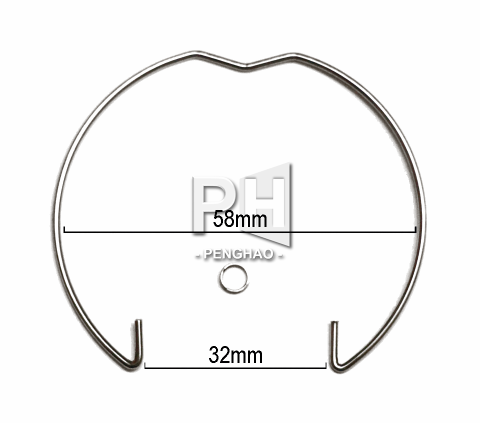 MR 16 Light GU 10 Cup Bracket Card Ring 58mm 45mm lamp retaining spring clip ring MR16 GU10 Downlight Spotlight collar