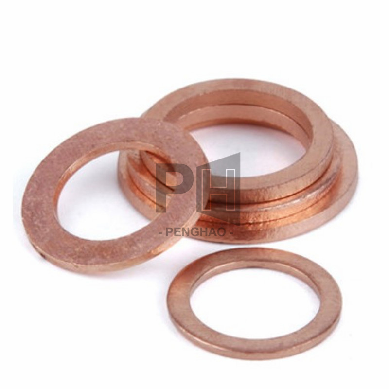 M5 M6 M8 M10 M12 M14 M16 M18 o ring flat copper spray gasket washer diesel injector copper gasket seal brass washer