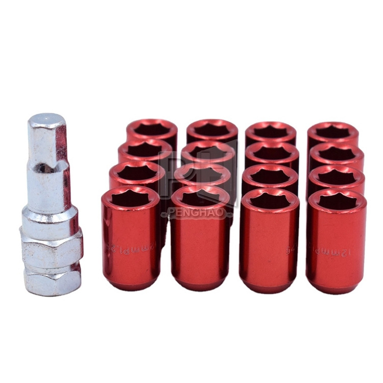 32mm M12x1.5/1.25 Racing Car Wheel Lug Nuts Wheel Rims Lug Nuts Car Accessories