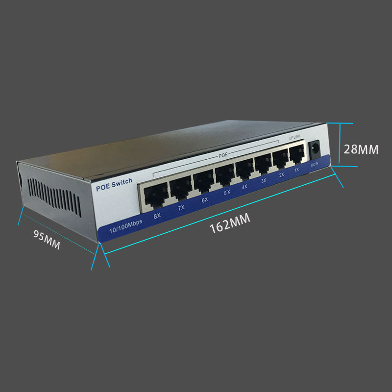 8 port 10/100mbps POE Switch passive network 12V poe ethernet passive switch