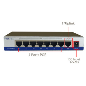 8 port 10/100mbps POE Switch passive network 12V poe ethernet passive switch