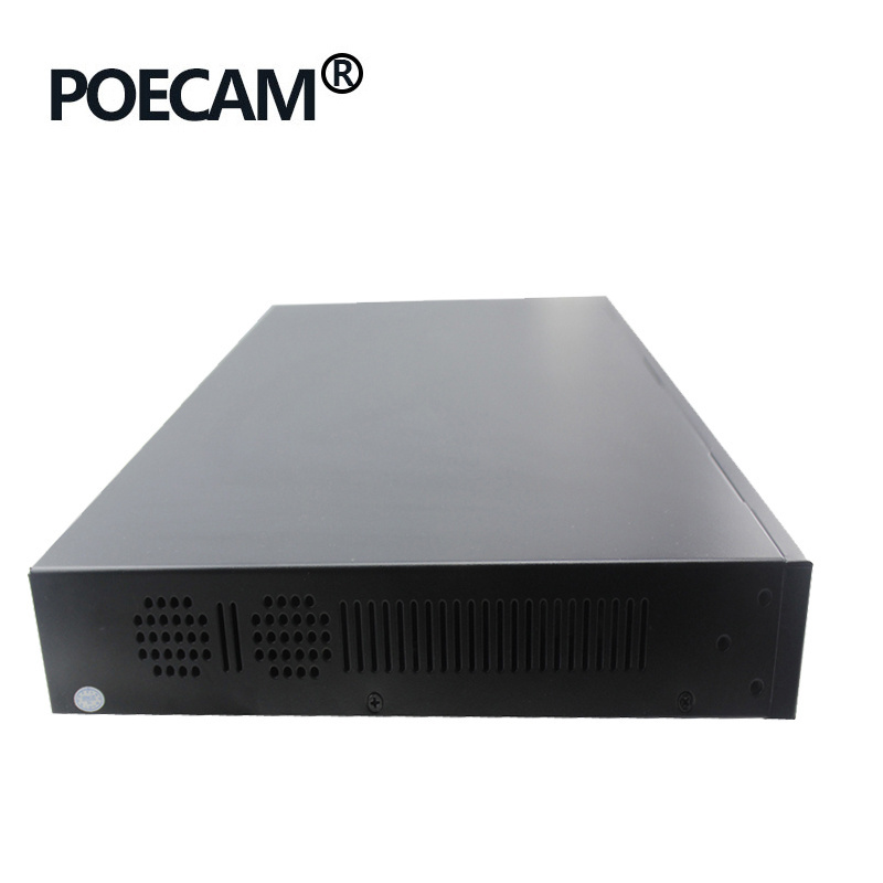 2 port 1000mbps uplink and 16 port fast ethernet poe switch for cctv system ip cameras