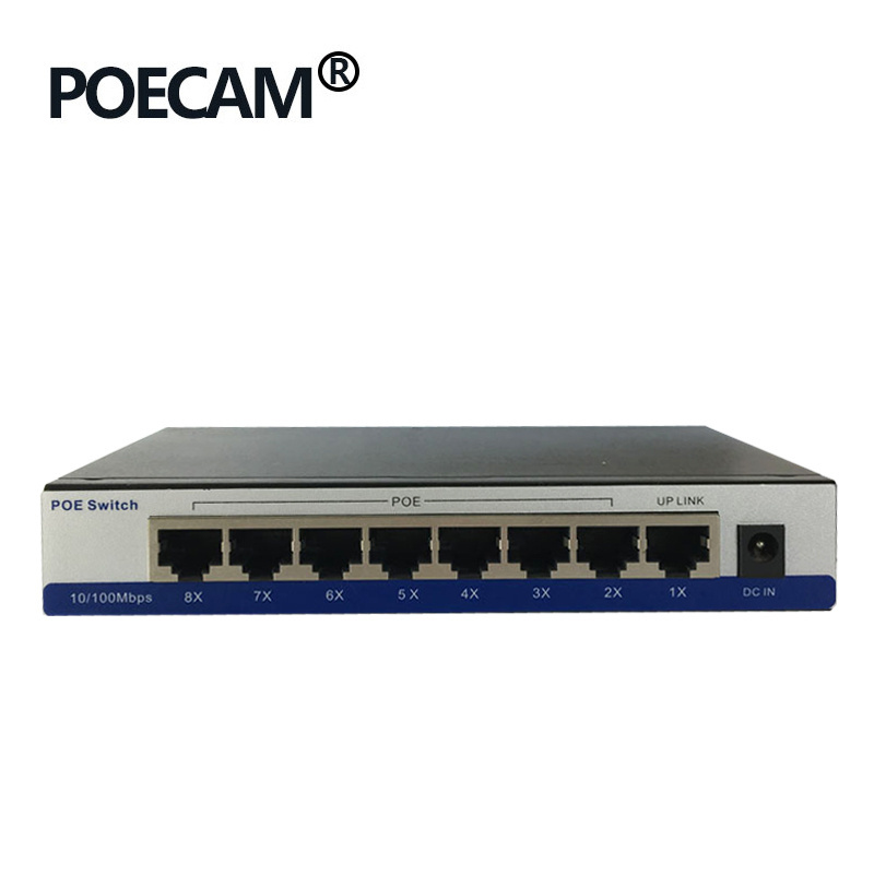 8 port 10/100mbps POE Switch passive network 12V poe ethernet passive switch