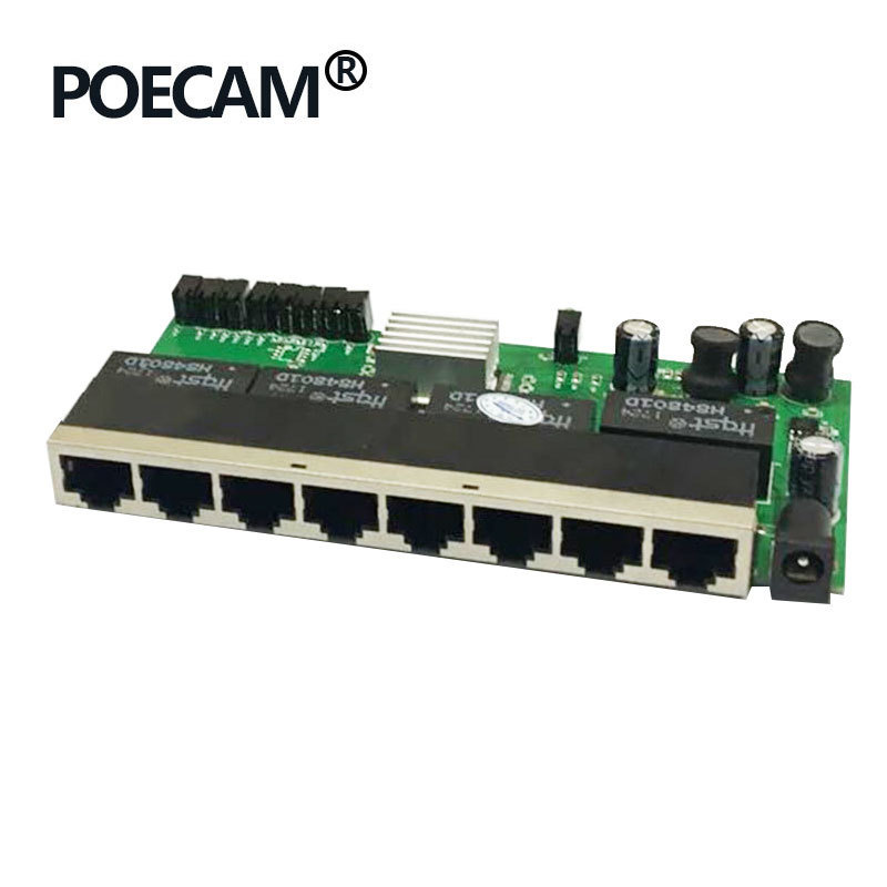 8 port Gigabit switch Board PCBA Fast network Switches Module Factory OEM Ethernet Switch shenzhen Made in china