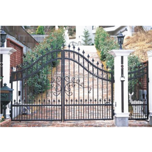 Best Quality Simple House Steel Main Gate Designs Exterior Wrought Iron Gate