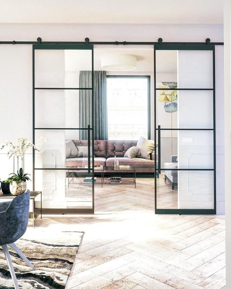 swing door exterior double swing narrow thin steel frame french casement doors push and pull steel grid entrance entry door