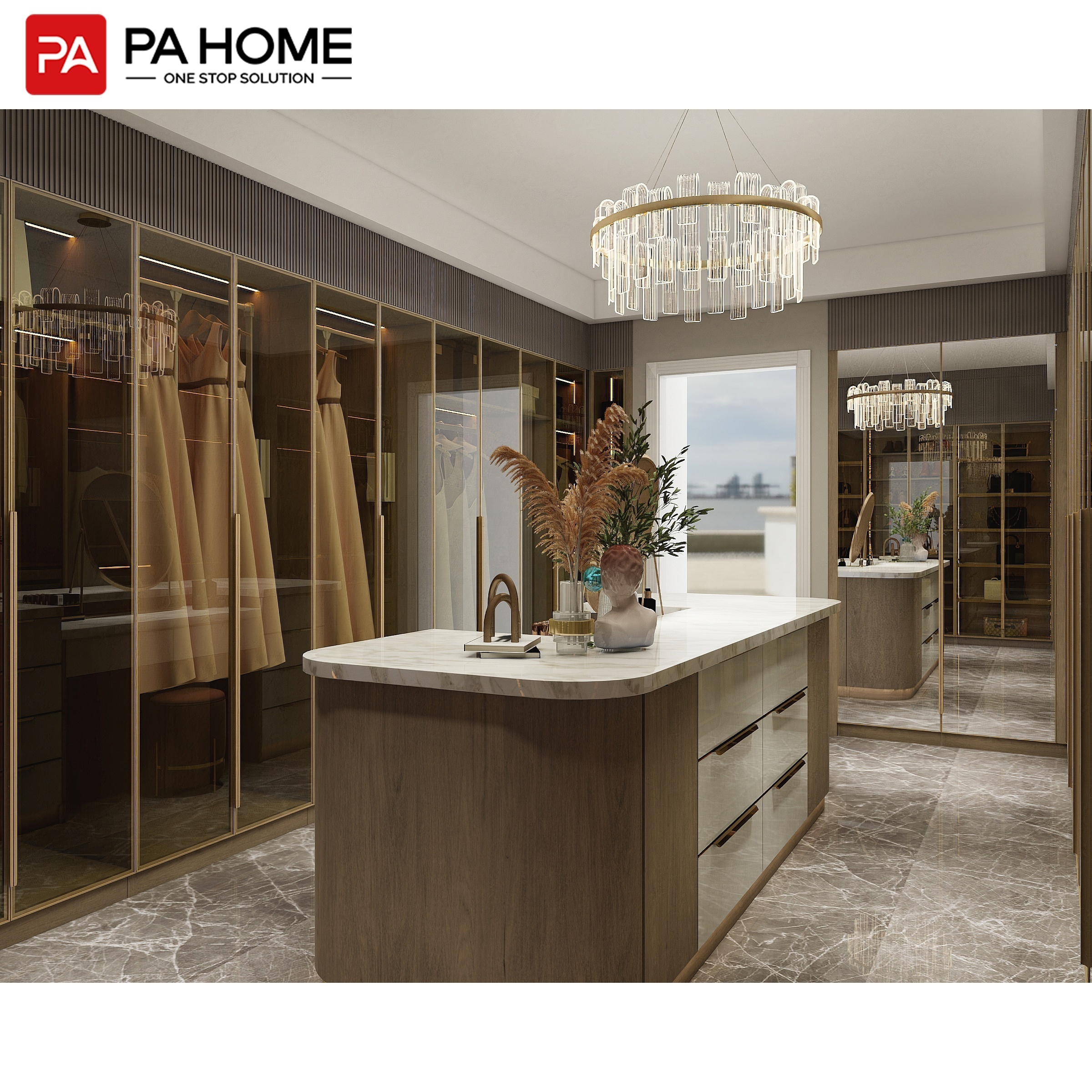 PA bedroom furniture hardware closets para habitacion couple storage organization smart wardrobe closet