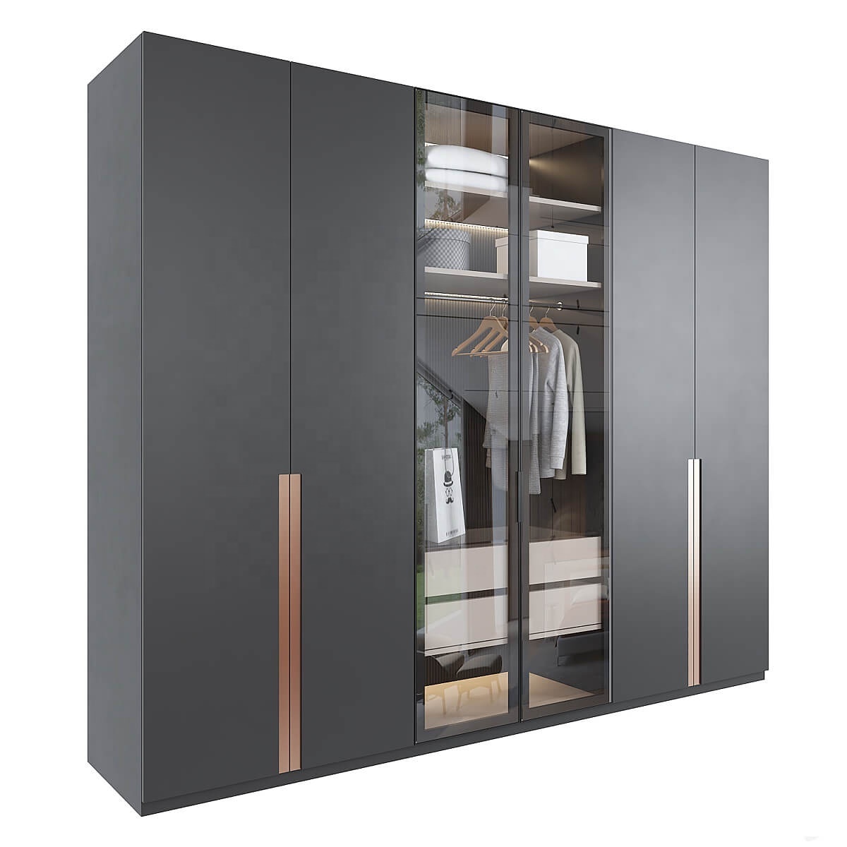 PA hotel bedroom furniture wooden clothes closet custom modern luxury design wardrobe