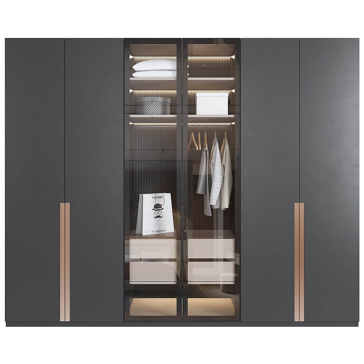 PA hotel bedroom furniture wooden clothes closet custom modern luxury design wardrobe