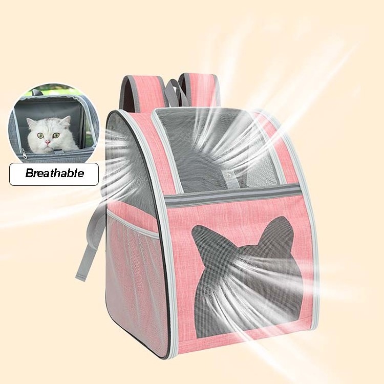 New Luxury Extensible Breathable Pet Travel Carrier Dog Back Pack Foldable Mesh Pet Dog And Cat Carrier Backpack For Travel