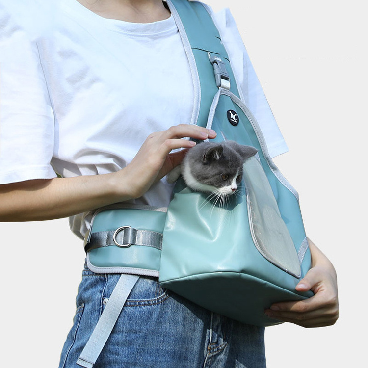 Pet Shoulder Dog Walking Carrier Bag Pet Carrier Dog Cage Portable Crossbody Bag Bolsa Para Mascotas Pet Sling Carrier Backpack