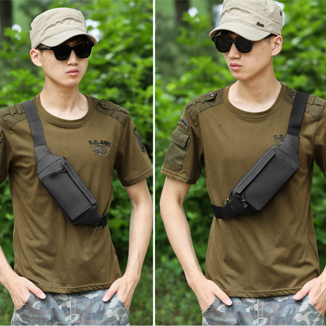 Ultra Light Personalized custom Print oem design Canvas fashionable cross body belt Waterproof fanny pack waist bags men Hip Bag