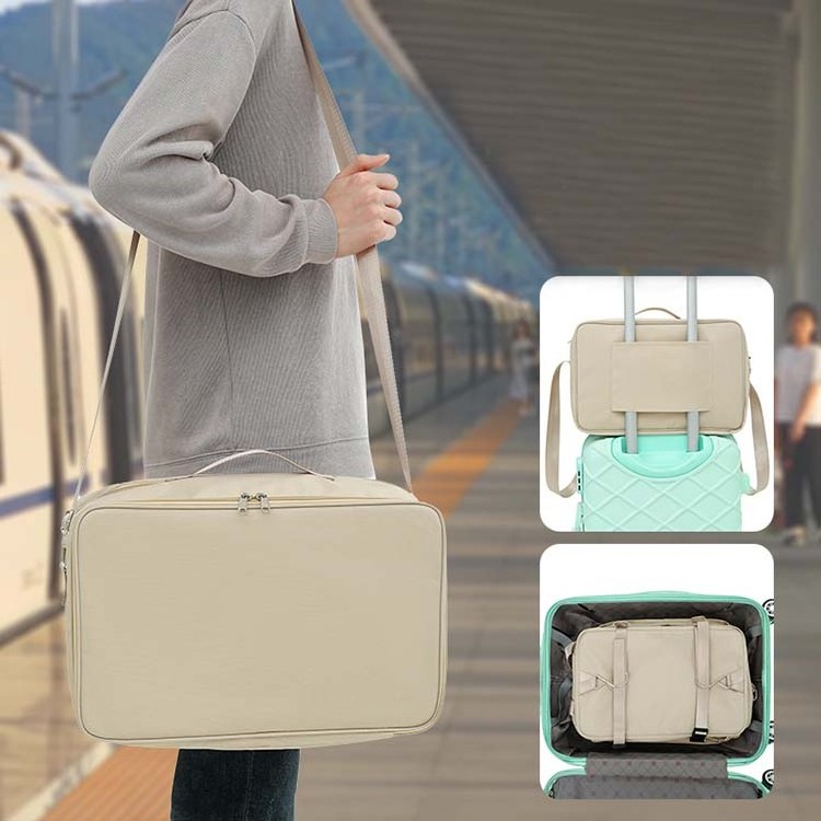 2023 New Design Shelves Bag Portable Hanging Travel Shelves Bag Packing Cube Organizer Suitcase Storage Large Capacity