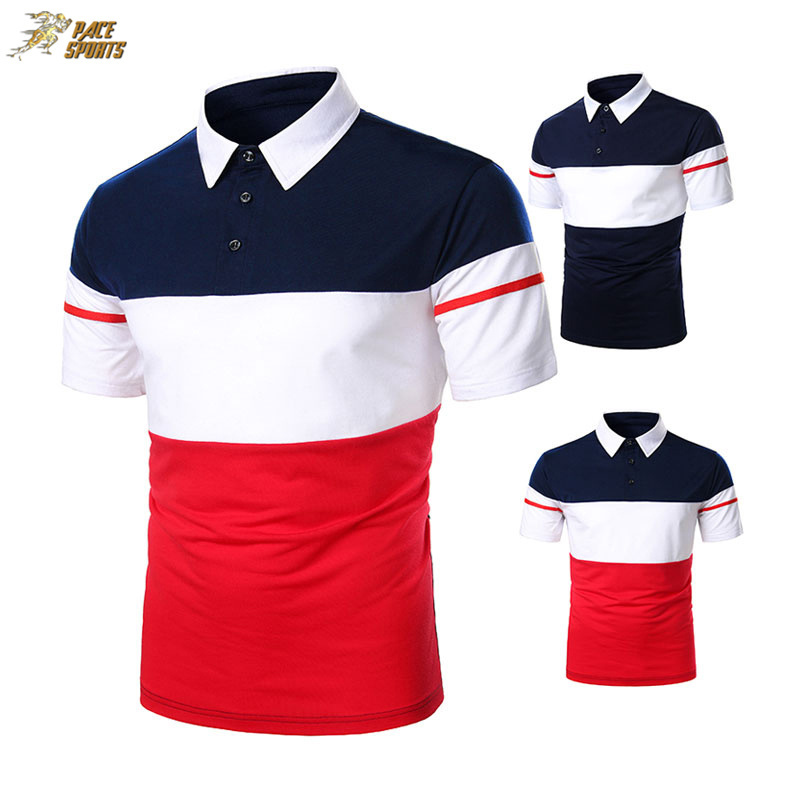 Men's Polo Shirt Summer Cotton Solid Three Colour Breathable Premium Short Sleeve Stand-up Collar Casual Shirt