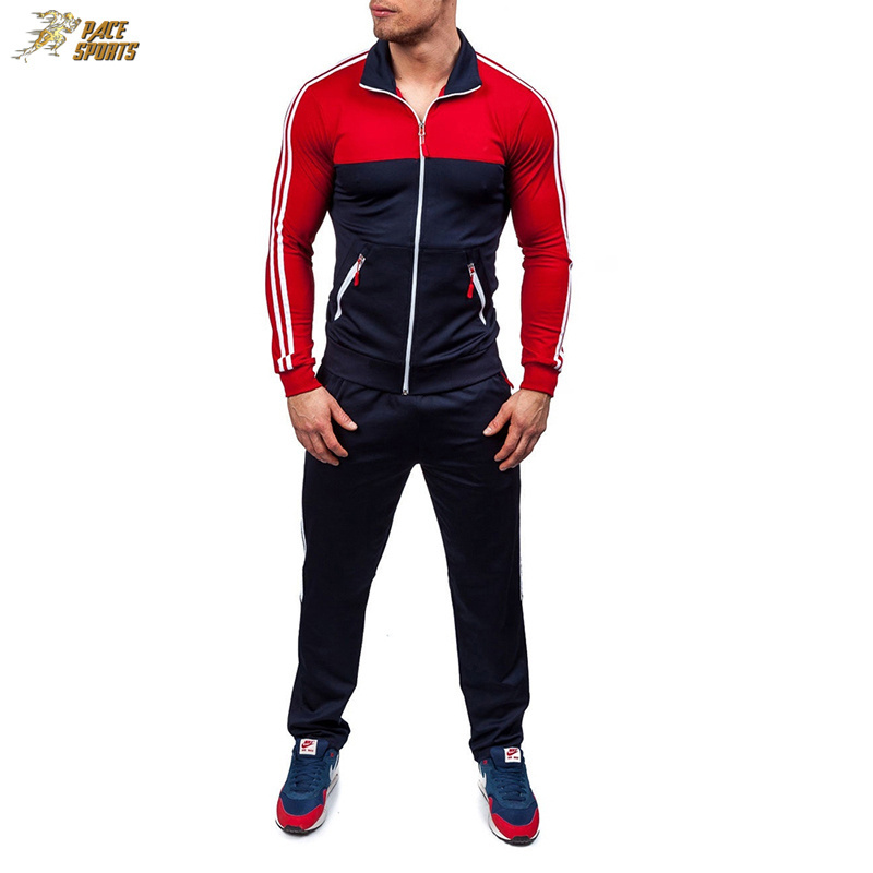 New Mens Tracksuits 2021 Men Tracksuit Sets Zipper Stand Collar Sports Suit Jogging Fitness Men Clothing