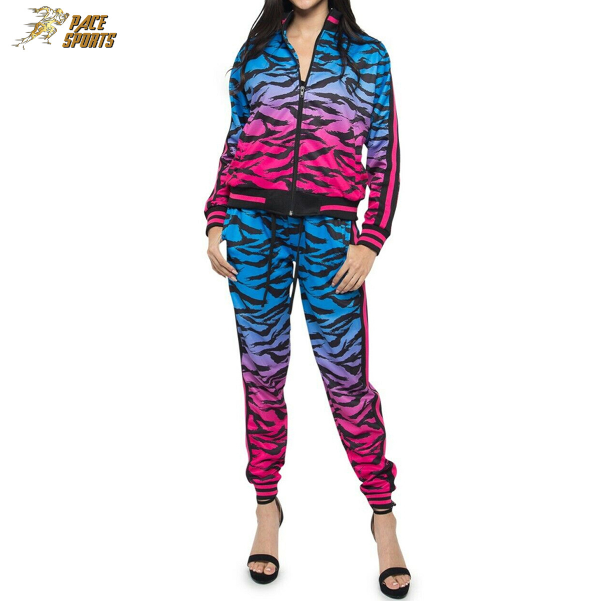 Customized Women Tracksuit Custom Made Women Jogging Suit Made in Pakistan Sublimation Women Tracksuits