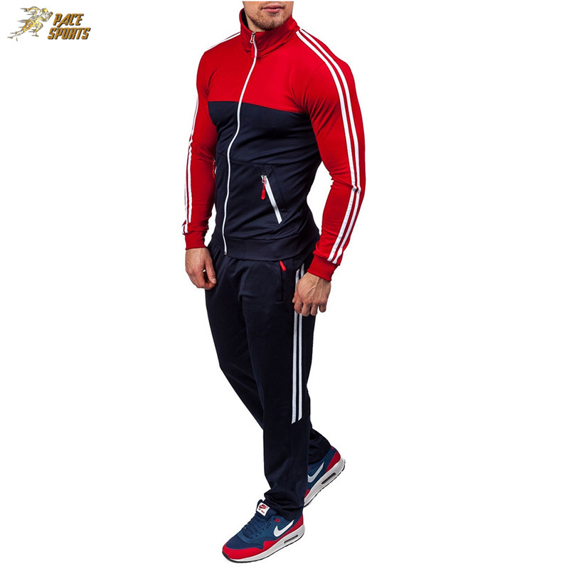 New Mens Tracksuits 2021 Men Tracksuit Sets Zipper Stand Collar Sports Suit Jogging Fitness Men Clothing