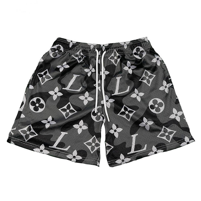 Custom New Arrival All Over Printed bandana Pattern Vintage Men Sublimation Basketball Shorts Training Mesh Shorts for Men