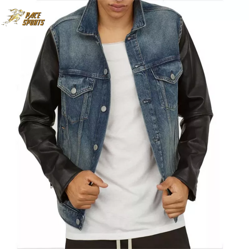 OEM 2024 New Arrival Yellow Premium Quality Wholesale Street Wear Casual Slim Fit Denim Jacket with Custom Logo