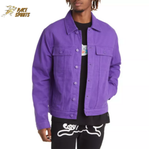 Wholesale Purple Custom High Quality Men Jean Jacket Outdoor Premium Quality Factory Manufacturing Denim Jackets