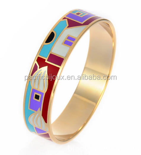 ethnic wide metal enamel cloisonne cuff bangle bracelet mixed assorted discount bangle wrist stainless steel bangle