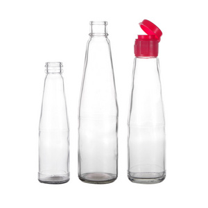 Manufacturers Directly Sell Sesame Oil Bottles Commercial Transparent Glass Sesame Oil Soy Sauce Vinegar Bottles