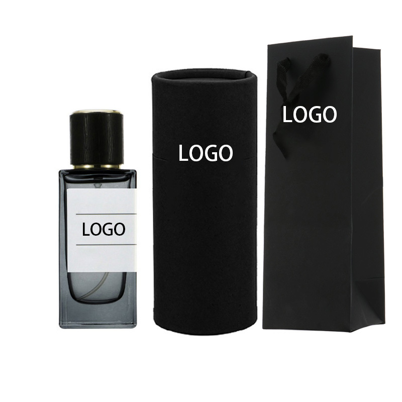 Custom 30Ml 50Ml 100Ml Square Blue Perfume Glass Bottle Bayonet Spray Perfume Sub Bottle