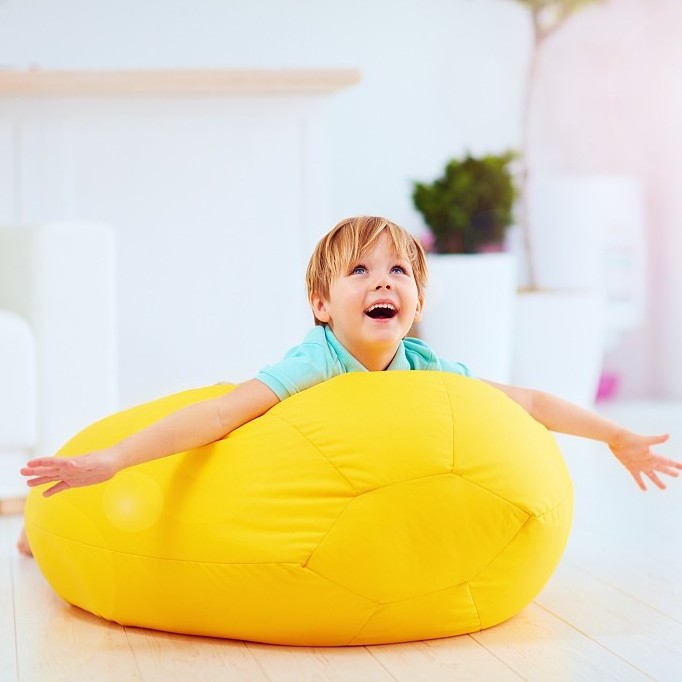 Cute Bean Bag Chair For Children Wholesale Indoor Mini Size  Kids Bean Bag