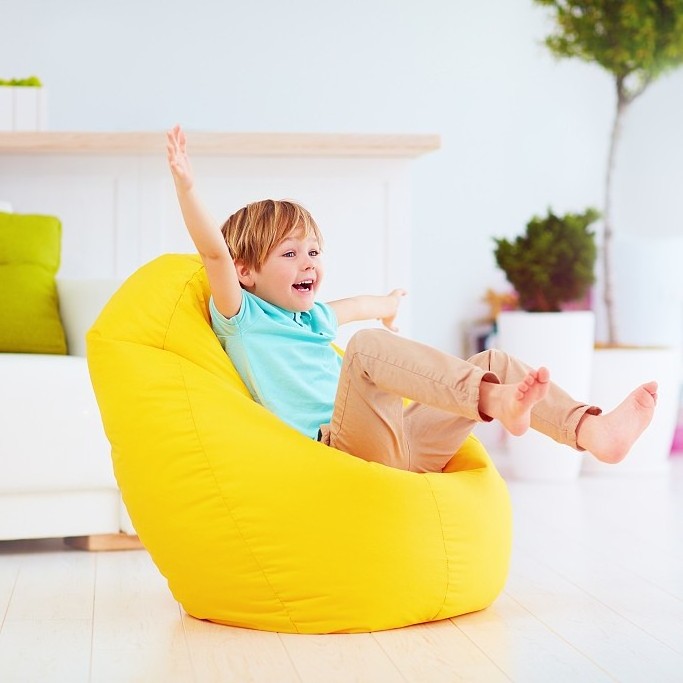 Cute Bean Bag Chair For Children Wholesale Indoor Mini Size  Kids Bean Bag