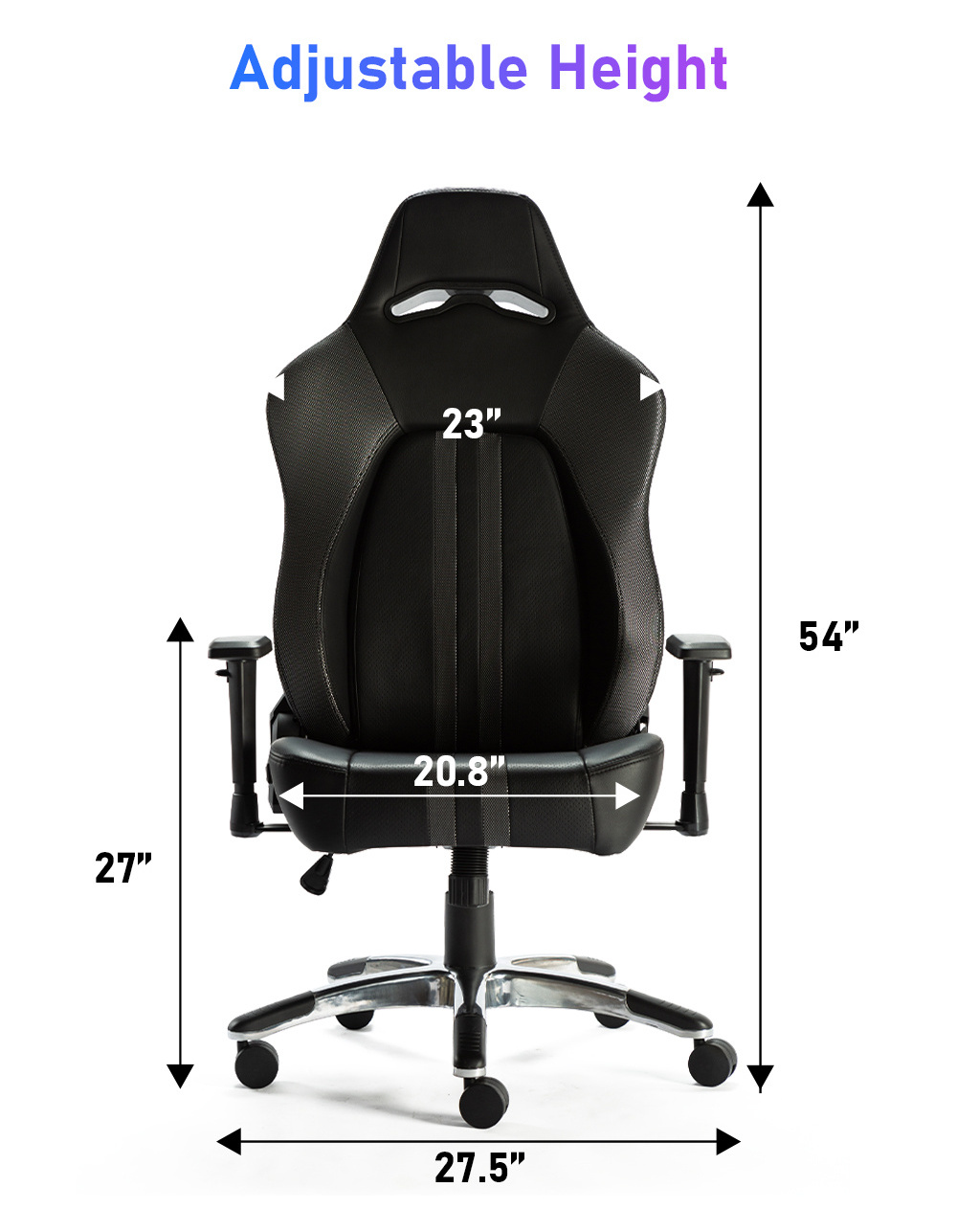 Scientific Design Of Human Engineering High Back Swivel Ergonomics Rolling Gaming Chair