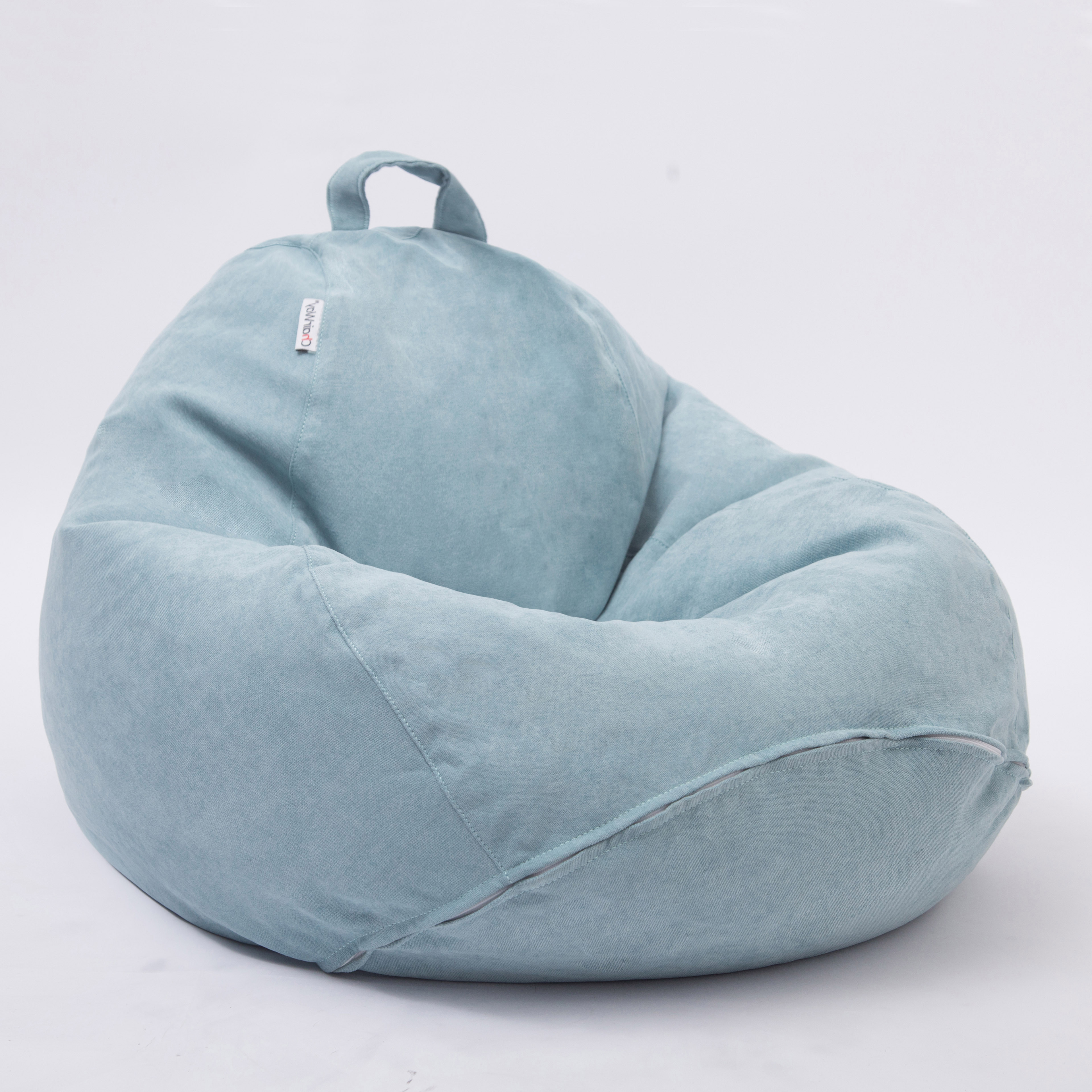 Skin-friendly raindrop shaped soft fabric chair sofa Bean Bag