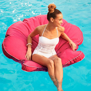 Floating Outdoor Modern Design Rectangle Waterproof Floating Bean Bag Bed Big Cushion Water Chair Pool Bean Bag