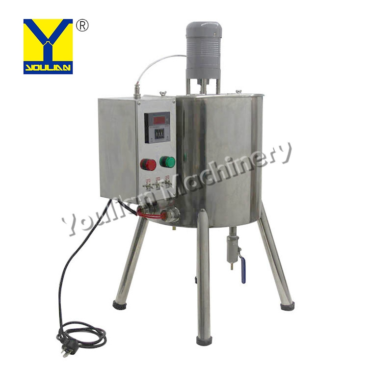 High Efficient Stainless Steel Semi Auto Lipstick Lip Balm Making Machine for Heating Mixing Filling