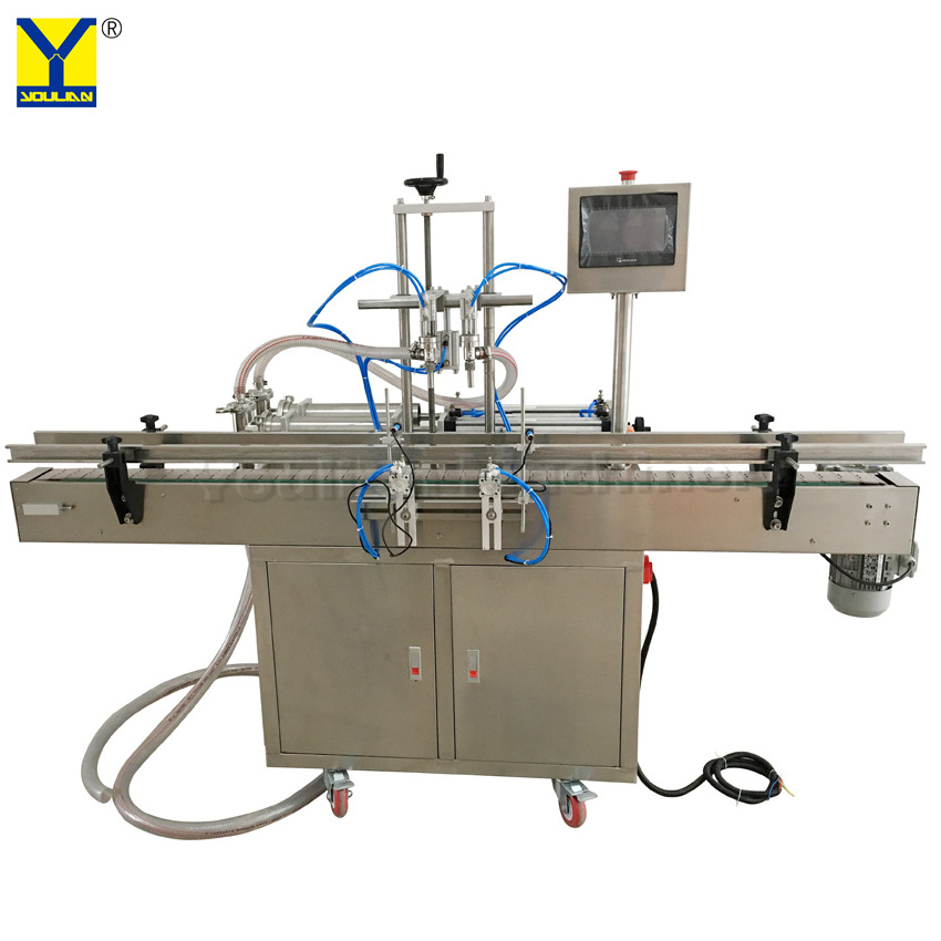 YT2T-2G Fully Automatic 2 Head Nozzles Drip-proof Liquid Soap Bottle Filling Machine