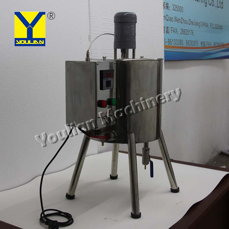 High Efficient Stainless Steel Semi Auto Lipstick Lip Balm Making Machine for Heating Mixing Filling