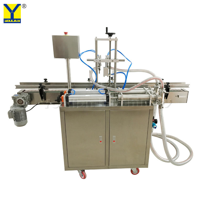 YT2T-2G Fully Automatic 2 Head Nozzles Drip-proof Liquid Soap Bottle Filling Machine