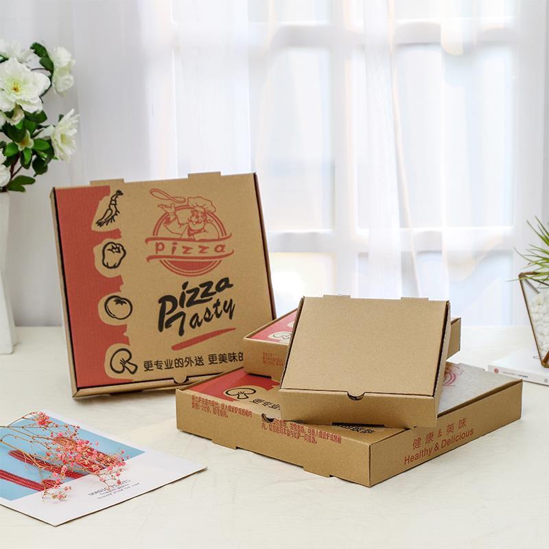 Wholesale Pizza Box Package Carton Supplier Custom Design Printed Packing Bulk Cheap Pizza Boxes With Your Own Logo