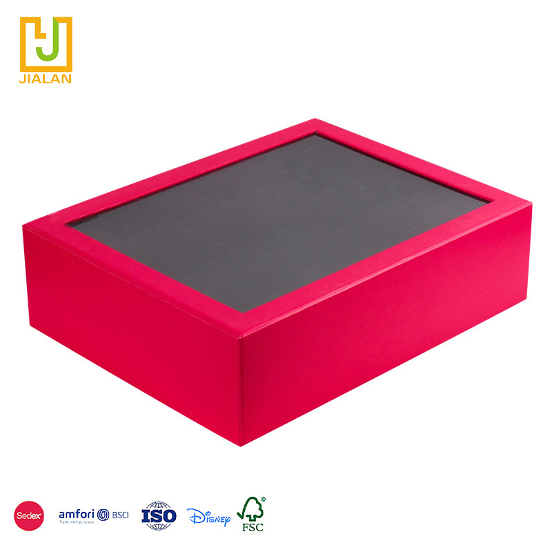 Eco Friendly custom logo printed hard rigid recycle style cardboard jewelry packaging sliding gift paper drawer packaging box