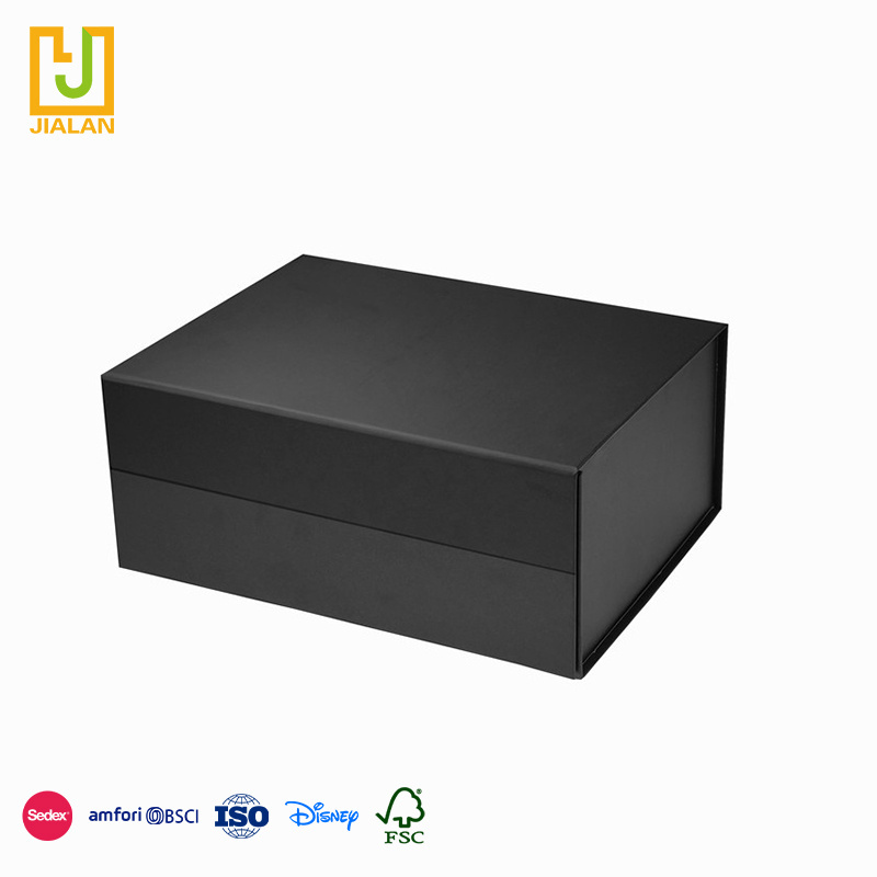 Custom HOT Luxury Magnetic Gift Box Packaging Ribbon Handle Folding  Magnetic Closure Gift Boxes